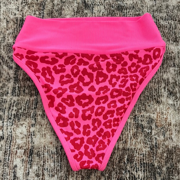 Beach Riot Pink Leopard Bikini Set - Picture 3 of 3